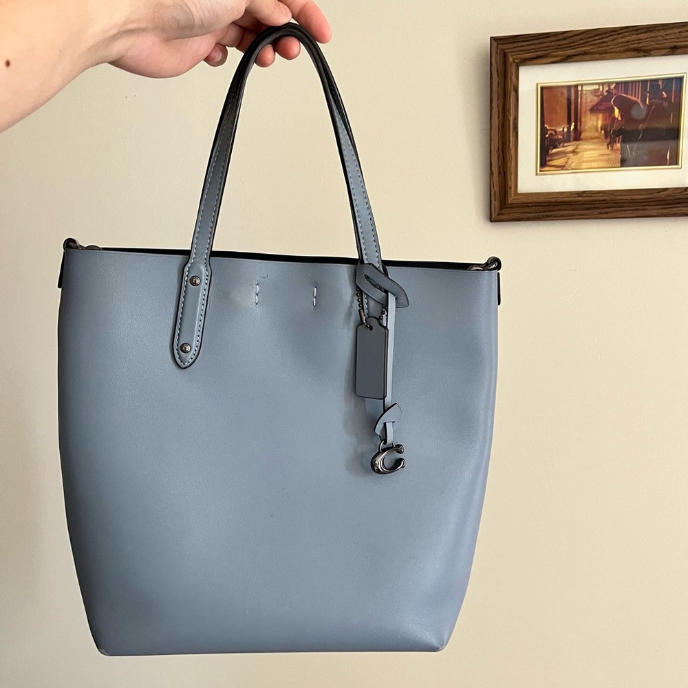Coach Central Shopper Tote with Top Handle and Crossbody (As Is)